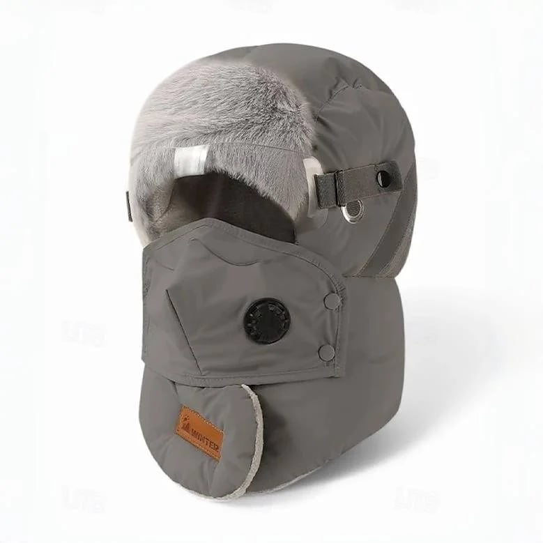 Waterproof Winter Goggles Aviator Bomber Hat
