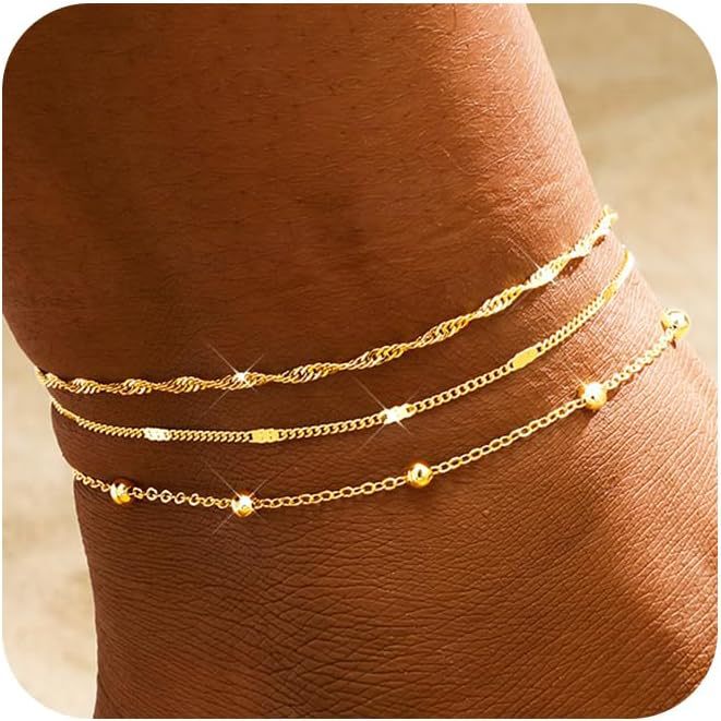 Layered Anklet Set | Chic Beach & Everyday Jewelry