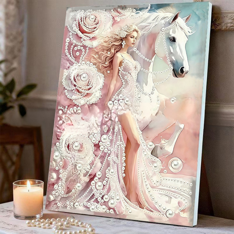 Fireworks Romantic Castle 5D Sparkling Diamond Painting Set