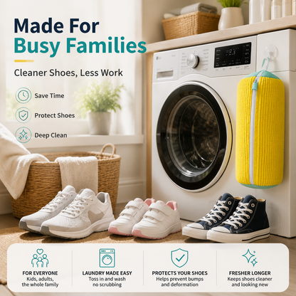 No-Scrub Sneaker Washing Bag