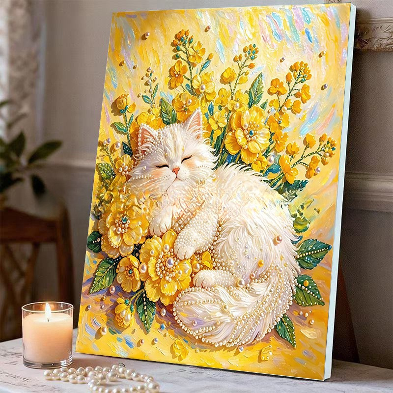 Fireworks Romantic Castle 5D Sparkling Diamond Painting Set