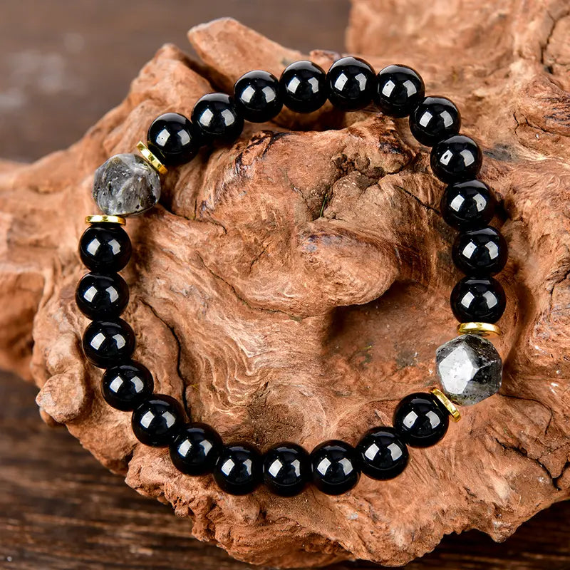 Manifestation & Protection Crystal Beaded Bracelet