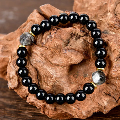 Manifestation & Protection Crystal Beaded Bracelet