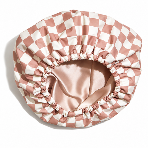 Adjustable Satin Waterproof Shower Cap