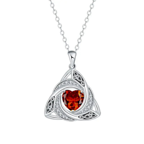 Eternal Celtic Birthstone Necklace