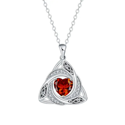 Eternal Celtic Birthstone Necklace