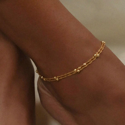 Layered Anklet Set | Chic Beach & Everyday Jewelry