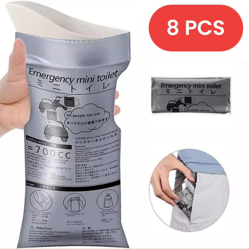 Portable Pee Bags for Car, Camping & Travel