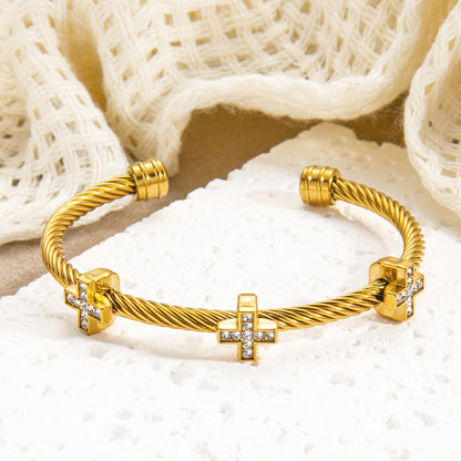 Adjustable Cable & Chain Bracelet Set
