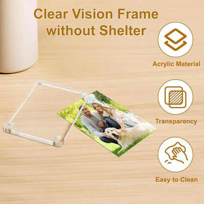 2-Pack Magnetic Mount Sun Visor Photo Clips