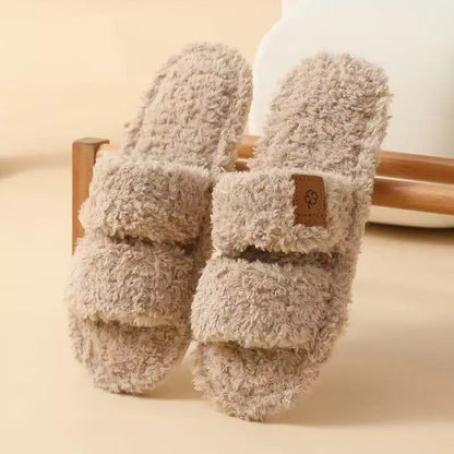 Women’s Fuzzy Memory Foam Slippers Non-Slip