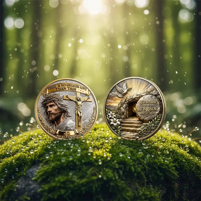 ❤️Last Day 50% OFF - ✝️“No Greater Love” Resurrection Commemorative Coin