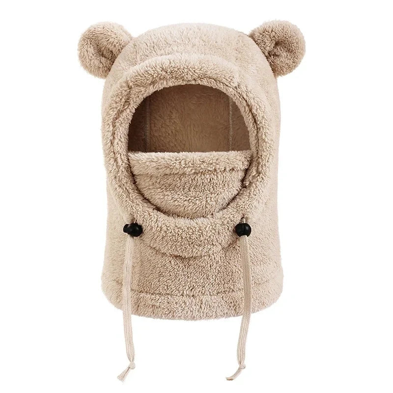 🎁 Kids' Cozy Bear Ear Balaclava – A Cute & Warm Gift for Kids 🐻