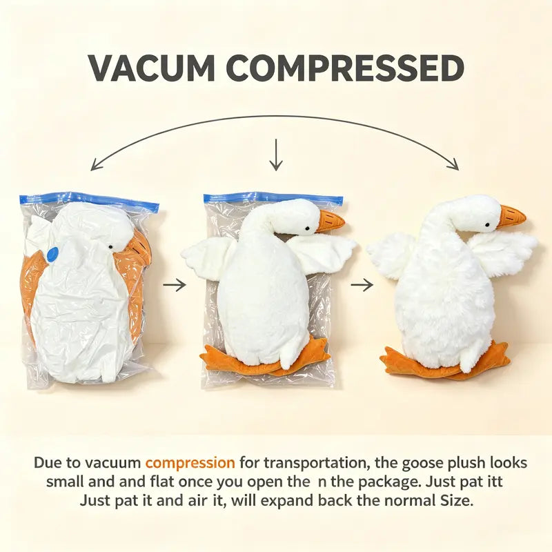 Cute Giant Goose Plush Pillow