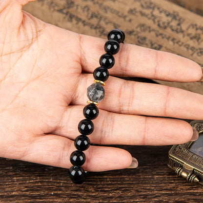 Manifestation & Protection Crystal Beaded Bracelet