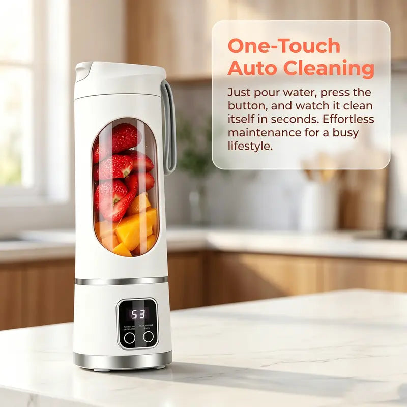 Portable USB Rechargeable Juicer with LED Display