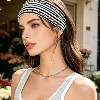 5-Pack Punk Rivet Headbands
