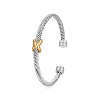 Eternal X Cuff – Silver