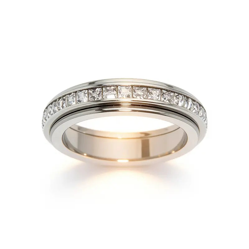 18K Gold Plated Zircon Ring ⭐