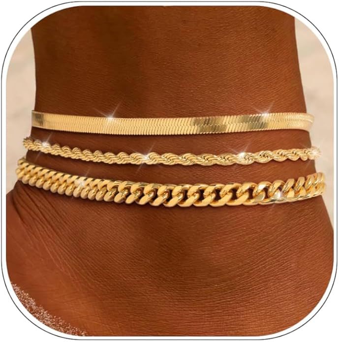 Layered Anklet Set | Chic Beach & Everyday Jewelry
