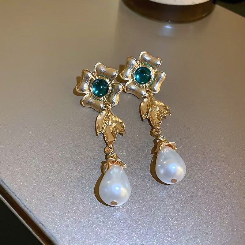 925 Sterling Silver Long Drop Earrings – Chain Dangle Earrings