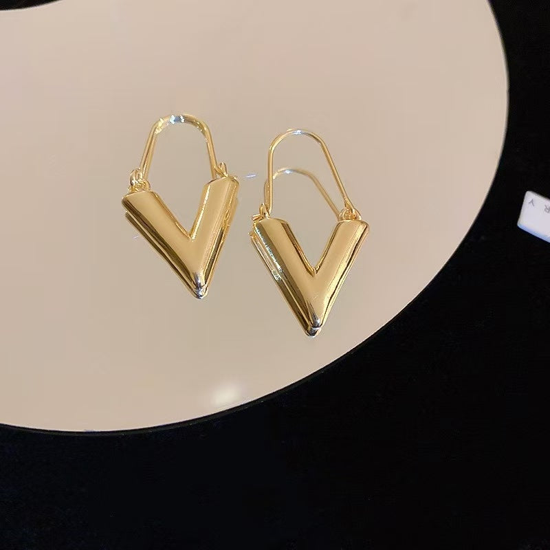 925 Sterling Silver Long Drop Earrings – Chain Dangle Earrings