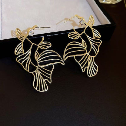925 Sterling Silver Long Drop Earrings – Chain Dangle Earrings