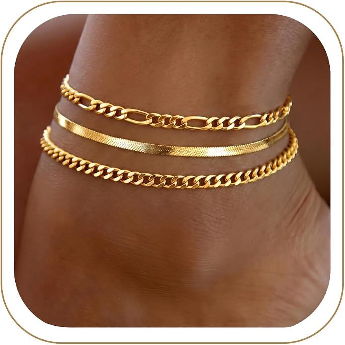 Layered Anklet Set | Chic Beach & Everyday Jewelry