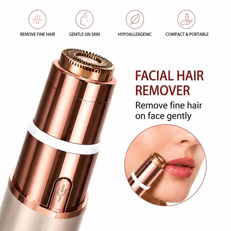 2 in 1 facial & eyebrow hair trimmer