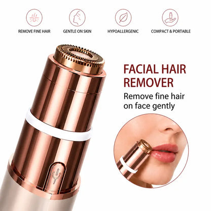 2 in 1 facial & eyebrow hair trimmer