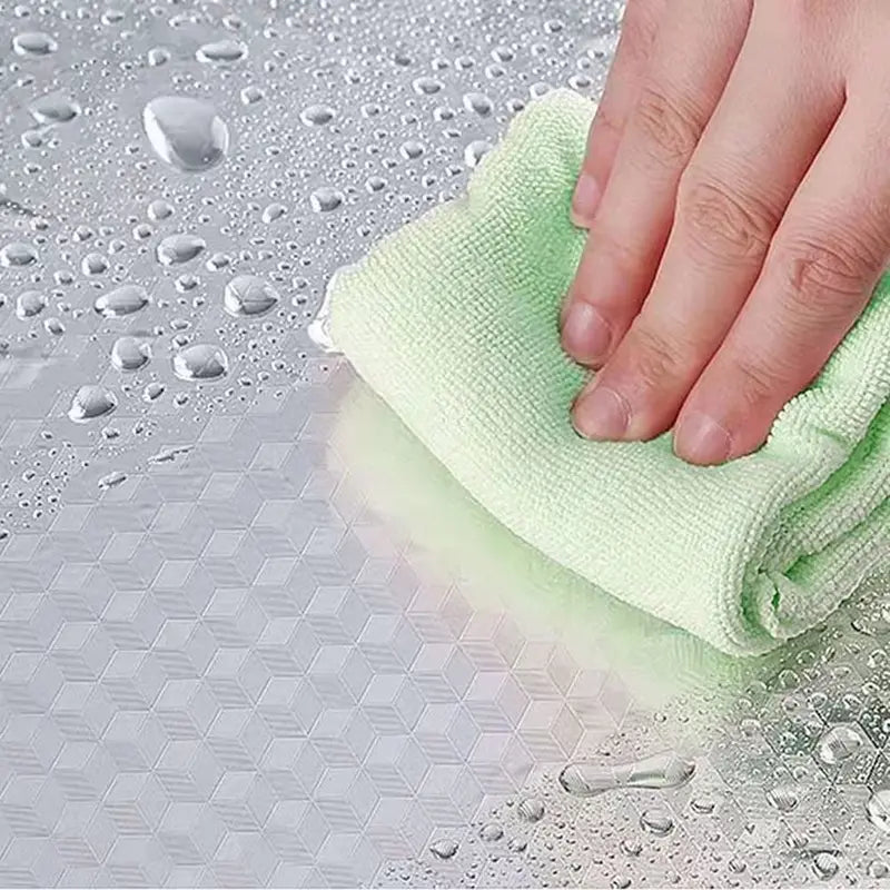 Waterproof Aluminum Foil Contact Paper – Peel & Stick Kitchen Covering