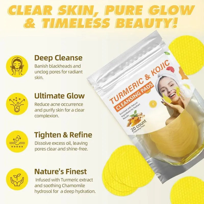 Turmeric & Kojic Cleansing Pads (20PCS)