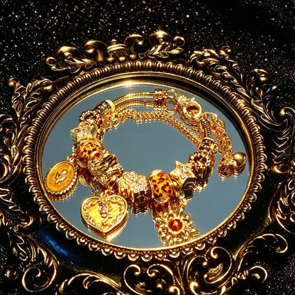 Women’s Multi-Charm Beaded Bracelet