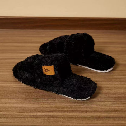 Women’s Fuzzy Memory Foam Slippers Non-Slip