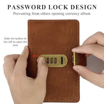 100-Pocket Lockable Storage Album