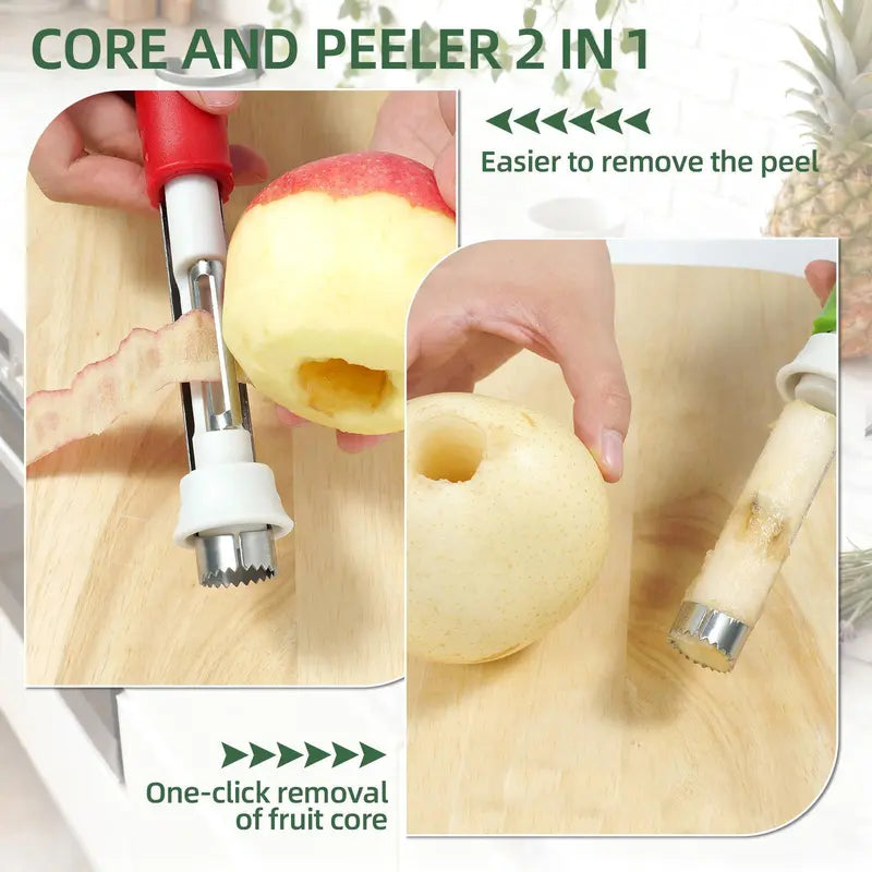 2 in 1 Stainless Steel Fruit Corer