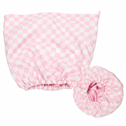 Adjustable Satin Waterproof Shower Cap