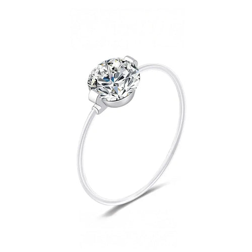 Invisible Floating Diamond Ring（1-2 Carat）