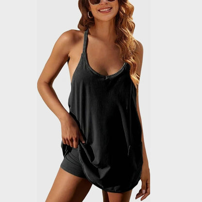 Mini Sundress with Built-in Shorts