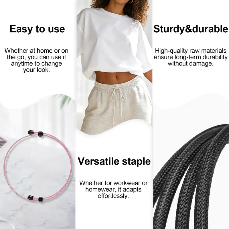 3Pcs Shirt Tuck Band Women, Adjustable Tool for Sweater
