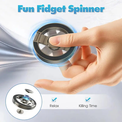Magnetic Mobile Phone Stand & Fidget Spinner Combo