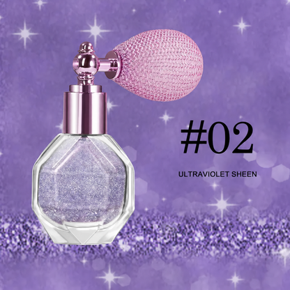 2 PCS Shimmer Glow Face & Body Glitter Spray