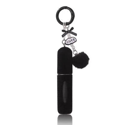 Portable 5ML Perfume Atomizer with Plush Keychain