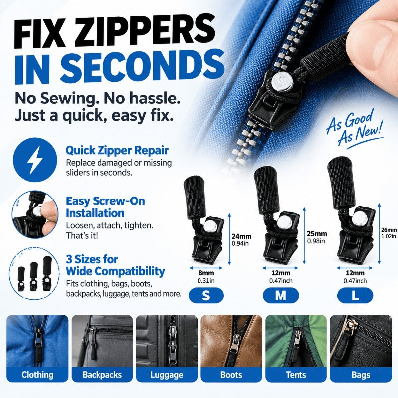 ZipperPro Easy-Fix Pullers