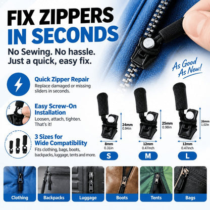 ZipperPro Easy-Fix Pullers