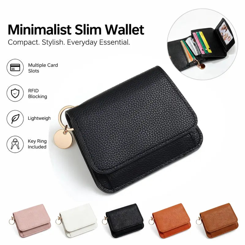 Elegant Minimalist Trifold Wallet
