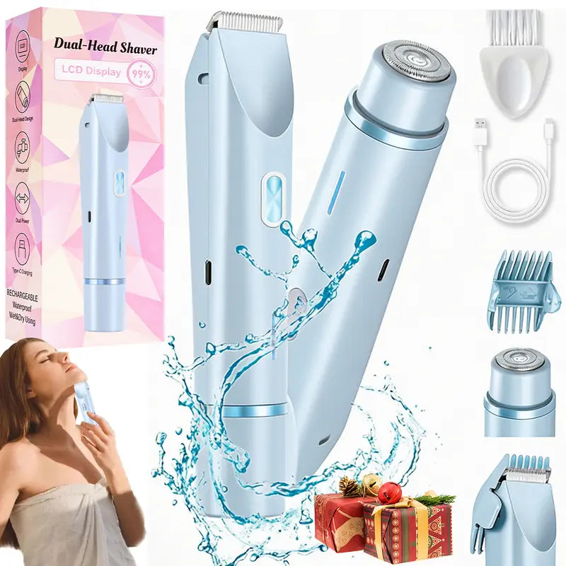 2-in-1 Painless Bikini Hair Trimmer