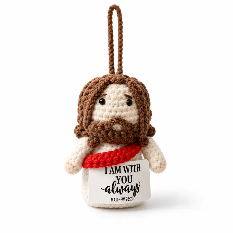 Handmade Crochet Jesus Reminder Doll