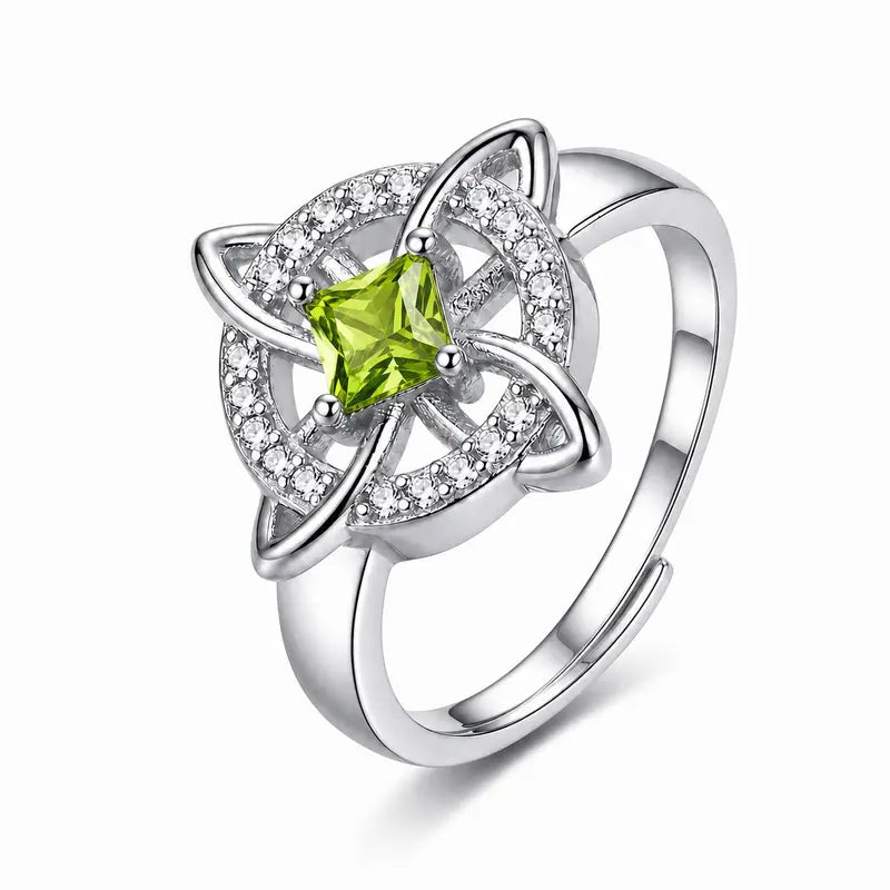 Women's Witchy Celtic Knot Band Ring
