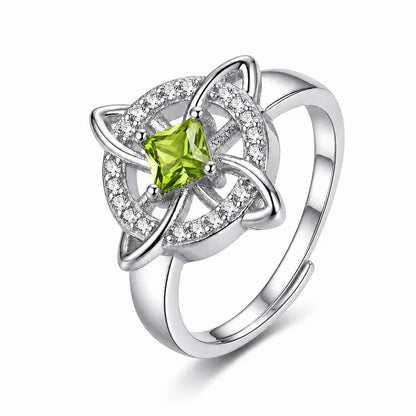 Women's Witchy Celtic Knot Band Ring